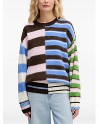 Stine Goya - Striped Colour-Block Sweater - Lyst