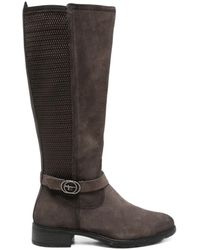 Tamaris - Buckle-Detail Knee-High Boots - Lyst