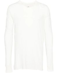 Rick Owens - Raw-Edge Long-Sleeve T-Shirt - Lyst