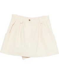 Maje - Short À Détail De Poches - Lyst