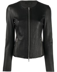 DROMe - Collarless Fitted Jacket - Lyst