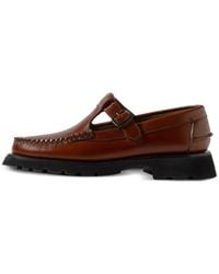 Hereu - Loafer Mit T-Riemen - Lyst