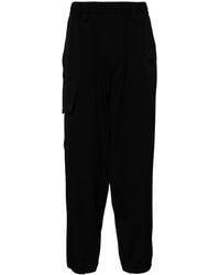 Yohji Yamamoto - Tapered Wool Trousers - Lyst