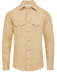 Orlebar Brown - Colburn Double-Pocket Linen Shirt - Lyst