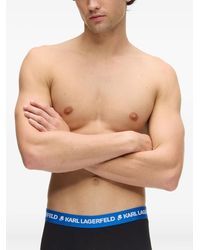 Karl Lagerfeld - Bañador con logo - Lyst