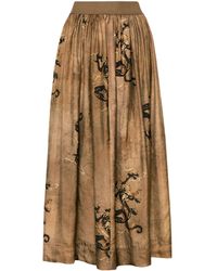 Uma Wang - Gillian Dragon-print Skirt - Lyst