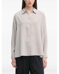 Sisley - Chemise Boutonnée À Manches Longues - Lyst