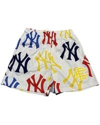 Eric Emanuel - X New York Yankees Ee Basic Logo-Print Shorts - Lyst