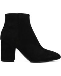 Anna F. - Pointed-Toe Block-Heel Ankle Boots - Lyst