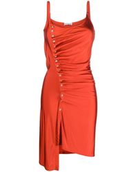 Rabanne - Draped-panel Sleeveless Dress - Lyst
