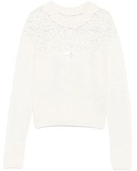 Ermanno Scervino - レースインサート セーター - Lyst