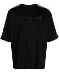Lanvin - Curb T-Shirt With Decoration - Lyst