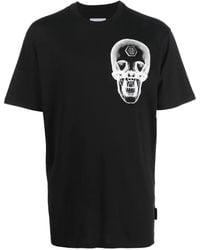 Philipp Plein - Skull-Print Short-Sleeve T-Shirt - Lyst