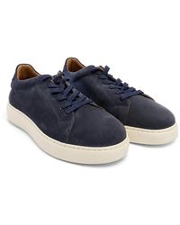 Poche Paris - Lace-Up Suede Sneakers - Lyst