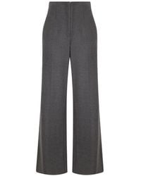 Alberta Ferretti - High-Waisted Tailored Trousers - Lyst