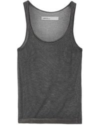AllSaints - Silvi Fitted Metallic Vest - Lyst