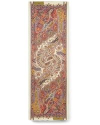 Etro - Cashmere And Silk Scarf With Paisley Print - Lyst