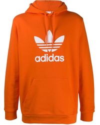 adidas chaqueta capucha Naranja