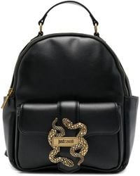 Just Cavalli - Snake-Appliqué Backpack - Lyst