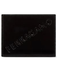Ferragamo - Logo Leather Wallet - Lyst