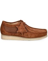 Clarks - X Andersson Bell Wallabee Embroidered Suede Loafers - Lyst