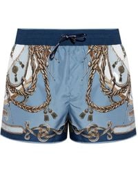 Dolce & Gabbana - Cargo-Print Short Swim Boxers - Lyst