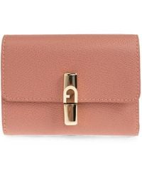 Furla - Iride Logo-Plaque Grained-Leather Wallet - Lyst