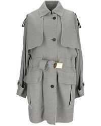 Tom Ford - Belted Button-Fastening Coat - Lyst