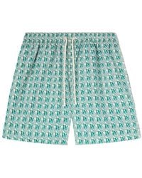 Palm Angels - Pa Diamonds Swim Shorts - Lyst