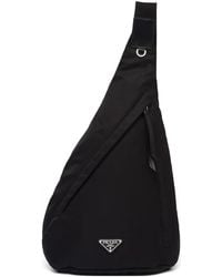 Prada - Re-nylon Leather Backpack - Men's - Leather/recycled Nylon - Lyst