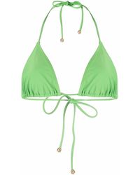 Nanushka - Top bikini con scollo all'americana - Lyst