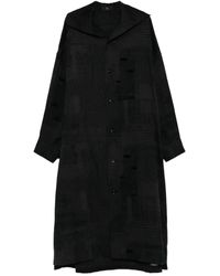 Y's Yohji Yamamoto - Gemusterter Mantel - Lyst