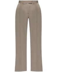 The Attico - Virgin-Wool Palazzo Pants - Lyst
