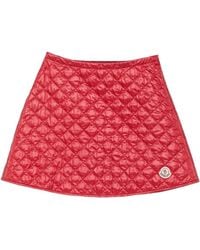Moncler - Quilted Skirt - Lyst