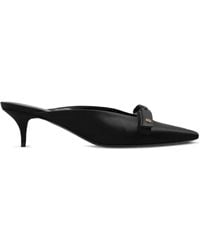 Balenciaga - Bow-Detail Pointed-Toe Mules - Lyst