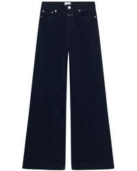 Closed - Ribfluwelen Broek Met Wijde Pijpen - Lyst