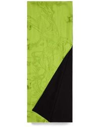 Shanghai Tang - Crane And Pine Jacquard Double-Sided Scarf - Lyst
