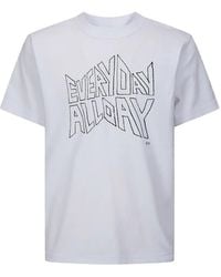 Sacai - X Geoff Mcfetridge Print T-Shirt - Lyst
