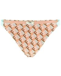 Fendi - Ff Waves Bikini Briefs - Lyst
