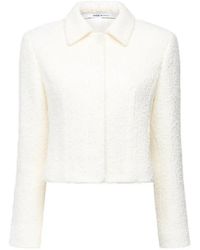 Another Tomorrow - Long-Sleeve Tweed Jacket - Lyst