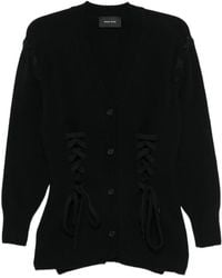 Simone Rocha - Lace-Up Cardigan - Lyst