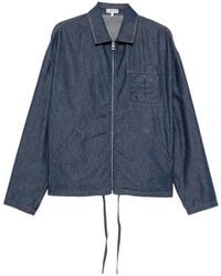 Loewe - Denim Zipped Jacket - Lyst