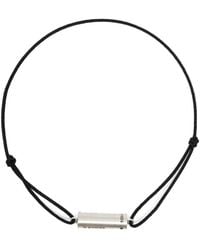 Le Gramme - Engraved-Logo Bracelet - Lyst