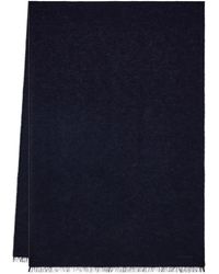 Ferragamo - Lurex Thread Embroidered-Logo Scarf - Lyst