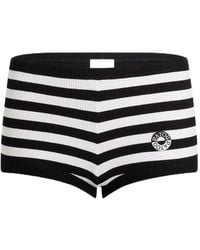 Patou - Striped Ribbed Shorts - Lyst