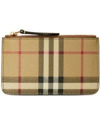 Burberry - Vintage-check Print Coin Purse - Lyst