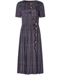 Altuzarra - Myrtle Striped Midi Dress - Lyst