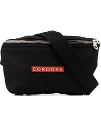 CORDOVA Hyak Logo-patch Crossbody Bag - Black