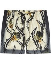 Dries Van Noten - Short De Bain À Imprimé Graphique - Lyst