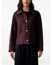 Guess - Jacke Mit Wildleder-Effekt - Lyst